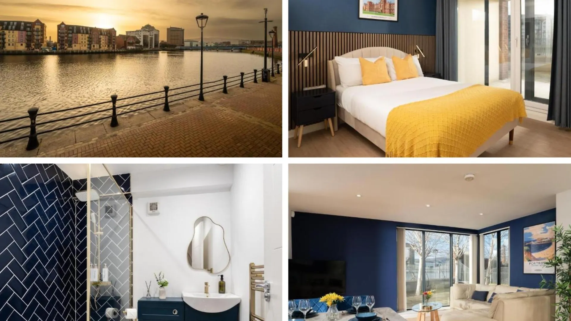 River Side Apartment, City Centre - Beautiful View And Free Parking! ベルファスト